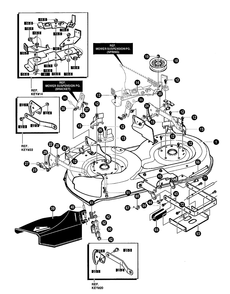 Part Location Diagram of 710774-821 Murray SUB Assembly 42